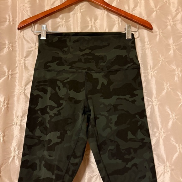 Lululemon Align Pant Full Length Incognito Camo Multi Gator Green Leggings - Picture 3 of 14